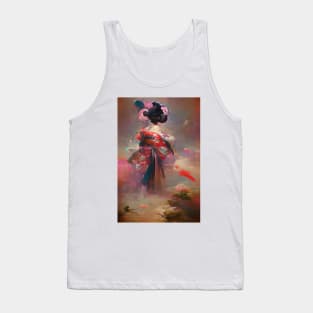 Japanese Dancing Geisha Tank Top